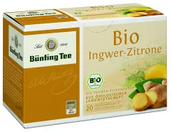 Bünting tea herbata imbirowo-cytrynowa 20 x 2g torebki herbaty, organiczna